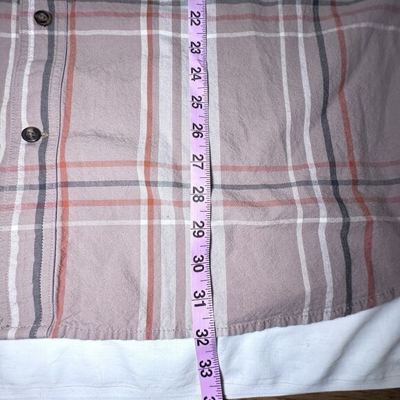 Carhartt Men's Short Sleeve Shirt Button Down Size 2XL Plaid Cotton Pockets - Picture 6 of 7